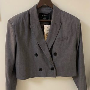 Stradivarius Cropped Blazer